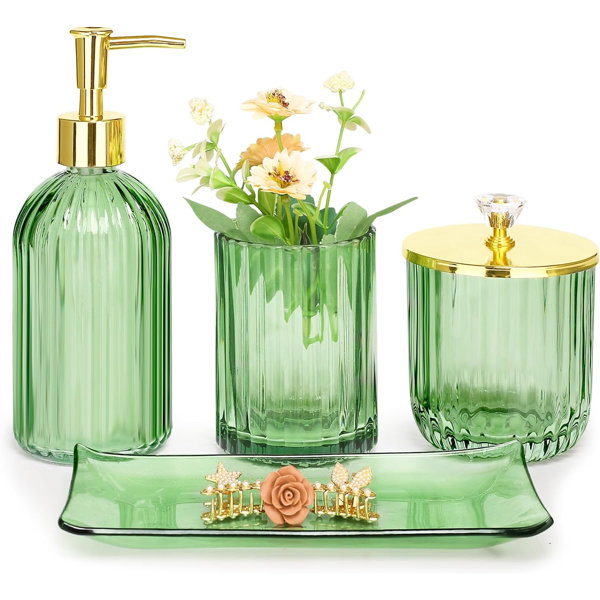 APARTMENTS 4 Piece Bathroom Hardware Set Wayfair